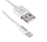 Daewoo USB-A to 8 Pin Lightning Cable in White Daewoo White