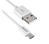 Daewoo USB A To C Cable in White Daewoo White