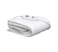 Daewoo King-Size Heated Blanket with 3 Heat Settings - White - HEA1488
