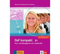 Klett DaF kompakt B1 Kurs- und Ubungsbuch mit 2 Audio CDs GERMAN FOR ADULTS @NEW