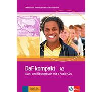 DaF Kompakt in 3 Banden: Kurs- und Ubungsbuch A2 mit 2 Audio-CDs