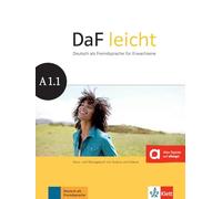 DaF leicht / Kurs- und Ubungsbuch + DVD-ROM by Jentges, Schwarz, Burger New.