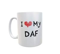 DAF Mug Gift - I Love Heart My - Novelty Cute Truck Lorry Driver Ceramic Cup