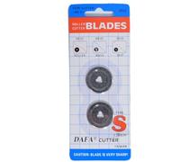 Dafa Rotary Cutter Replacement Blades-28mm x 2, Silver