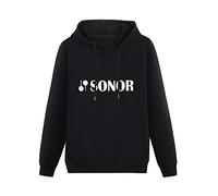 DAFANGCHOU The Drums Sonor Hoody Unisex Ptinted Hoodies Long Sleeve Men's Hooded with Pocket Black XXXL