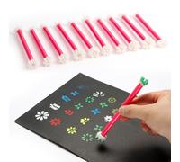 DAFENCHI Flower Floral Dotting Tools for Dot Painting, 20 Shapes Dotting Pens, Mandala Dot Art Tool for Rocks, Embosssing Tools for Painting Dots, 10 Pens