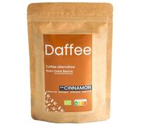 Daffee - Coffee Alternative made from Ground Organic Date Beans | Natural Cinnamon | Natural Caffeine Free Coffee Replacement - Decaf Coffee Substitute - No CAF | Nutri Score A (125, Grams)