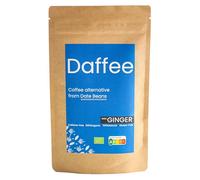 Daffee - Coffee Alternative made from Ground Organic Date Beans | Natural Ginger | Natural Caffeine Free Coffee Replacement - Decaf Coffee Substitute - No CAF | Nutri Score A (250, Grams)