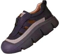 Daffezon Aphrot women's shoes, fashionable hollow walking women's sandals, thick-soled zipper closed sandals, toe bone correction sports shoes,