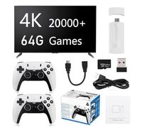 Daffezon Zeus Retro Game Console, Retro 4k Game Stick, Zeusretro Wireless Retro Game Console, Retro Game Console with Built-in Games, Classic Game Console