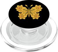 Daffodil Butterfly Flower Gardening Floral PopSockets PopGrip for MagSafe