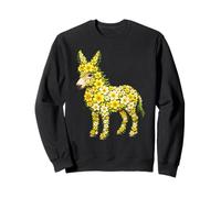Daffodil Donkey Flower Gardening Floral Sweatshirt