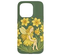 Daffodil Fairy Spring Magic Blooming Garden Sprite Case for iPhone 15 Pro
