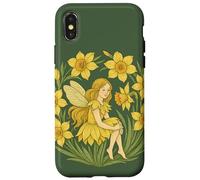 Daffodil Fairy Spring Magic Blooming Garden Sprite Case for iPhone X/XS