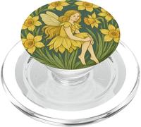 Daffodil Fairy Spring Magic Blooming Garden Sprite PopSockets PopGrip for MagSafe