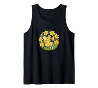 Daffodil Fairy Spring Magic Blooming Garden Sprite Tank Top