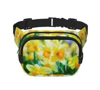 Daffodil Flower Fanny Packs for Women Men, Fashion Waist Packs for Workout Running Traveling Hiking