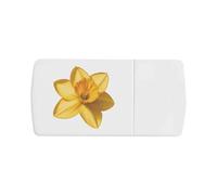 'Daffodil Flower' Pill Box with Tablet Splitter (PI00033896)