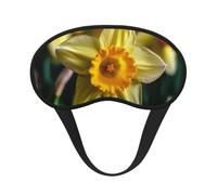Daffodil Flower Sleep Eye Mask for Women Men Soft and Comfortable Sleep Mask Blackout Sleeping Eye Cover for Travel Yoga Nap Shift Work