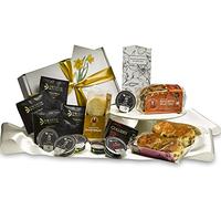 Daffodil Foods Coffee Lovers Welsh Afternoon Tea Hamper, Food Gift with Coffee, Scones Clotted Cream and Welsh Bara Brith Fruit Cake, Thank You and Friendship Gift Box Selection