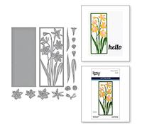 Spellbinders Daffodil Frame Etched Dies from The Photosynthesis Collection by Simon Hurley, Metal, ONE
