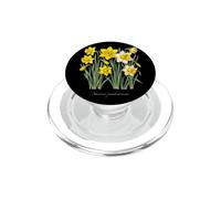 Daffodil plant illustration Narcissus pseudonarcissus PopSockets PopGrip for MagSafe