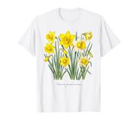 Daffodil Plant Illustration Narcissus pseudonarcissus T-Shirt