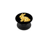 Daffodil Rabbit Bunny Flower Gardening Floral PopSockets Adhesive PopGrip