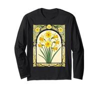 Daffodil Radiance The March Birthflower Long Sleeve T-Shirt