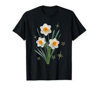 Daffodil Trio White Narcissus Spring Flower T-Shirt