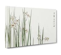 Daffodils By Watanabe Seitei Canvas Print | Gallery Wrapped 30mm Frame Wall Art | 24x16 inches | Ready to Hang | Asian Picture | Living Room Bedroom Lounge Office