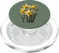 Daffodils In A Bouquet Isolated Vector Art PopSockets PopGrip for MagSafe