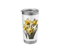 Daffodils in A Bouquet Isolated Vector Art Stainless Steel Insulated Tumbler
