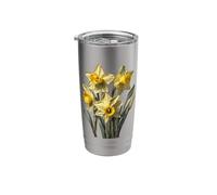 Daffodils in A Bouquet Isolated Vector Art Stainless Steel Insulated Tumbler