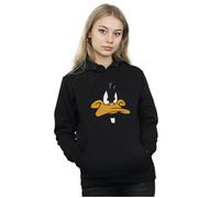 Daffy Duck Big Face Hoodie Looney Tunes Black S