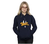 Daffy Duck Big Face Hoodie Looney Tunes Navy S