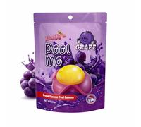 Daffy's Peel Me Mango Flavour Peel Gummy Candy peeling sweets real fruit juice, 65g (Grape)