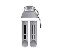 Dafi 2 Replacement Filters + Cap for Soft Sports Bottle with Filter | Refills | Purifier, Water Filter Tap | Cartridges | BPA Free | Carbon Filters | Grey