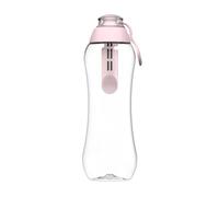 DAFI Soft 0.5L Baby Pink Filter Bottle with Carbon Filter, Ergonomic, BPA-Free, Reusable, Ideal for Tap Water, Pink, 500ml