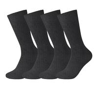 Dafi soft 4-Pack Extra Wide Diabetic Cotton Socks for Men & Women - Non-Elastic, Loose Fit, Seamless Toe, Soft & Colorful Design, Premium Comfort, Made in Turkey (UK 6-8 Dark Grey)