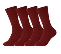 Dafi soft 4-Pack Extra Wide Diabetic Cotton Socks for Men & Women - Non-Elastic, Loose Fit, Seamless Toe, Soft & Colorful Design, Premium Comfort, Made in Turkey (UK 9-12 Burgundy)