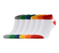 Dafi soft 6 Pairs Trainer Ankle Socks Women, Cotton, Made in Turkey (UK 3-5, 6x White Colour Mix)