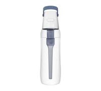 DAFI Solid Filter Bottle, Water Filter Bottle, Replaceable Charcoal Filter, Reduction of Chlorine, Made of Tritan, Handy and Ergonomic | Perfect for The Gym, Work, School and Home - Grey 700 ML