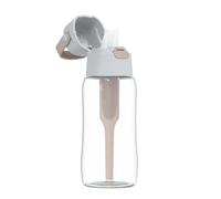 Dafi Solid Filter Bottle 500 ml by Joanna Krupa, Replaceable Charcoal Filter, Reduction of Chlorine, Made of Tritan | Perfect for Gym, Work, School and Home - Beige