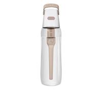 Dafi Solid Filter Bottle 700 ml, Water Filter Bottle By Joanna Krupa, Replaceable Charcoal Filter, Reduction of Chlorine, Made of Tritan | Perfect for the Gym, Work, School and Home - Beige