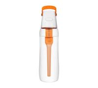 Dafi Solid Filter Bottle, Water Filter Bottle, Replaceable Charcoal Filter, Reduction of Chlorine, Made of Tritan, Handy and Ergonomic | Perfect for the Gym, Work, School and Home - Orange 700 ML