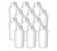 Dafi Standard Classic Filter, Set of 12 - Universal Compatibility with Brita Classic, PearlCo Classic, Reduces Water Hardness, BPA-Free