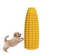 DAFORERAL Biobased Corn Rubber Dog Toy, Durable Chew Toy with Squeaky and Treat Dispensing Design, Natural Material for Teeth Cleaning and Boredom Relief