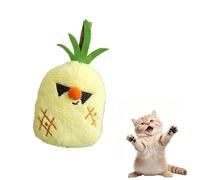 DAFORERAL Cat Plush Toy Fruit Shape with Silvervine and Catnip, Soft Bite-Resistant Chew and Kick Toy for Self-Play (V2)
