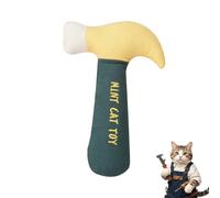 DAFORERAL Catnip Plush Tool Toy Set, Fun Repair Tool Design Cat Toys for Self-Play and Teething, Chew-Resistant Interactive Toys for Kittens and Adult Cats (hammer)
